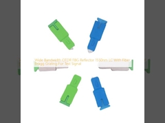 Wide Bandwidth OTDR FBG Reflector 1550nm LC With  Fiber Bragg Grating For Test Signal
