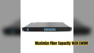 16 Channel CWDM Mux Demux Fiber Optic Solution