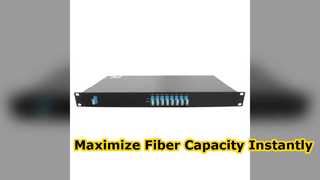 16 Channel CWDM Mux Demux Fiber Optic Solution