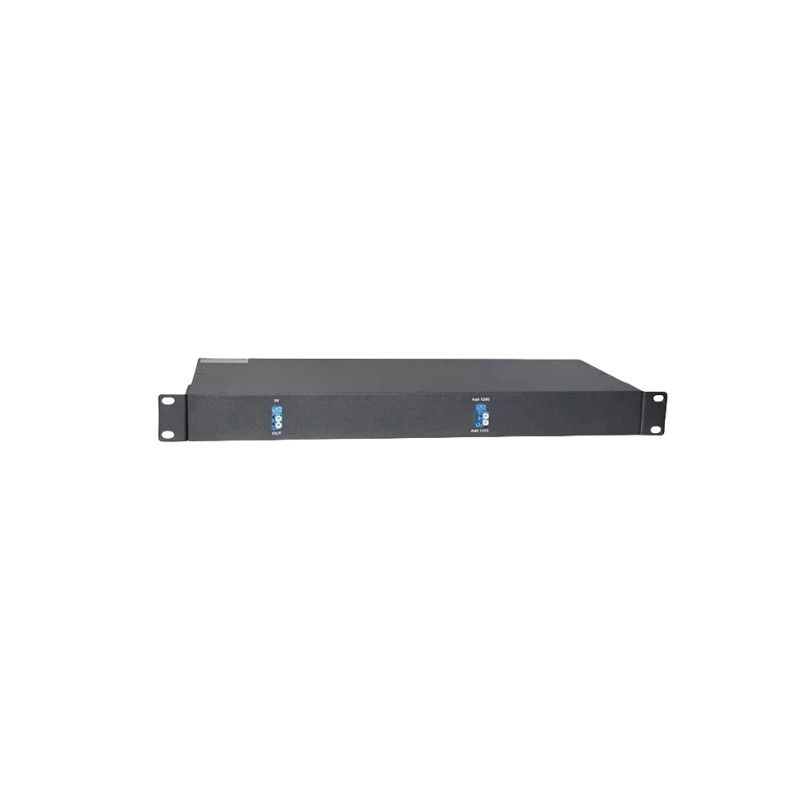 High Performance 2 channels 1RU Rack Mount CWDM Mux and Demux for Simplex BIDI Transmission
