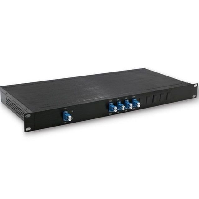 HJY CWDM OADM Maximize Your Fiber with WDM Network 4 channels 1RU Rack Mount Simplex BIDI CWDM Mux or Demux