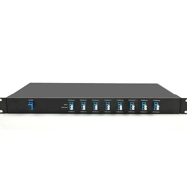 18 Channel CWDM Mux/Demux for Bi-Directional Data with Simplex Bi-Directional Transmission