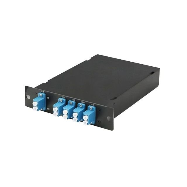 Dual Fiber 8CH DWDM MUX DEMUX With Monitor EXP Port LGX Box for CATV Links and PON Networks with Low Insertion Loss and High Isolation