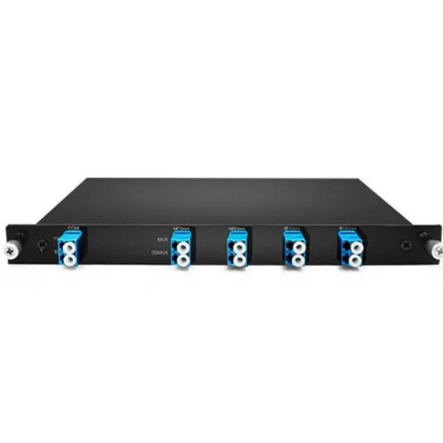 Optical Efficient 4 Channels 1RU Rack Mount Duplex Dual Fiber CWDM Mux and Demux for Data Transmission