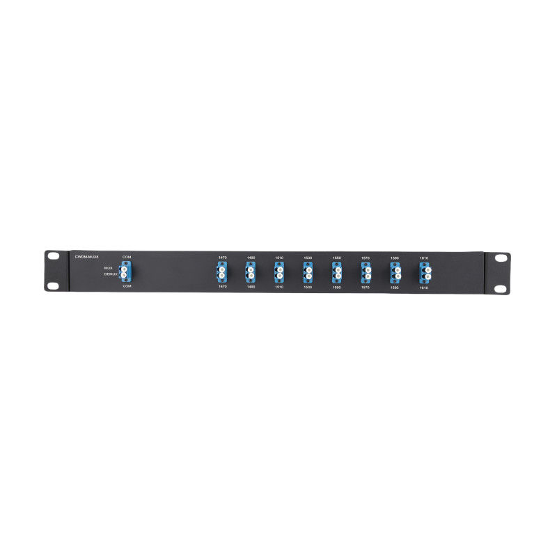 1U 19inch CWDM OADM Duplex 1470nm 8 Channel CWDM Mux Demux For Optical Networking Solution