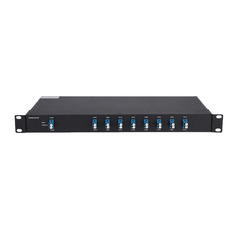 1U 19inch CWDM OADM Duplex 1470nm 8 Channel CWDM Mux Demux For Optical Networking Solution