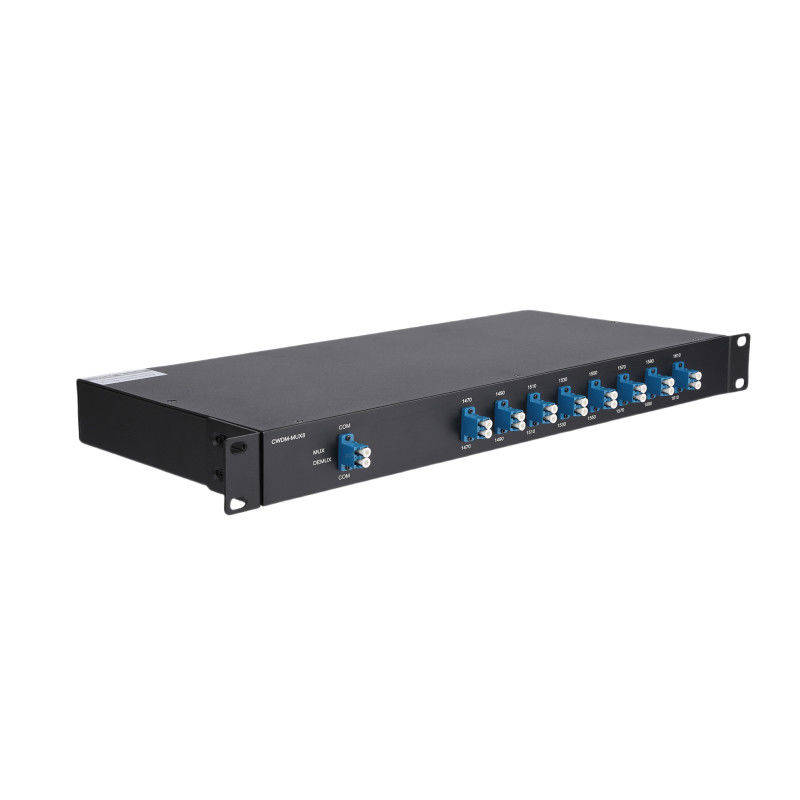 1U 19inch CWDM OADM Duplex 1470nm 8 Channel CWDM Mux Demux For Optical Networking Solution
