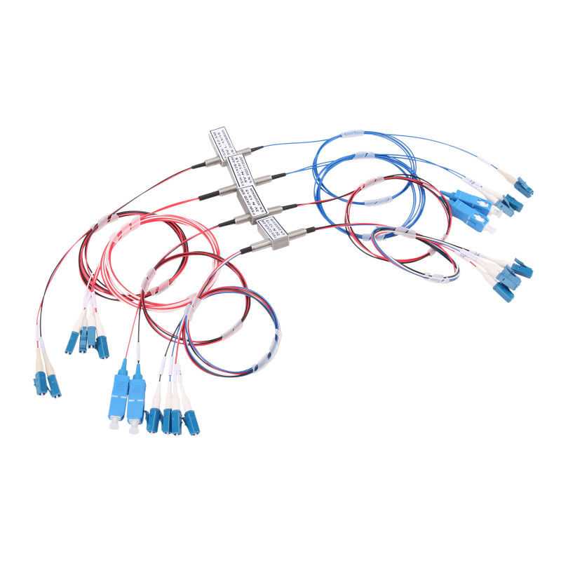 Ultra Low Loss 1x2 Mechanical Optical Switch 8ms Fast Switching 10M Cycle Fiber Switch