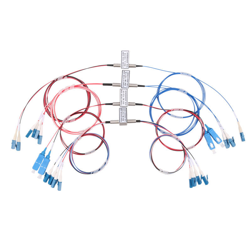 1x2 Mechanical Optical Level Switch Fast Switching Speed For High Speed Data Transmission