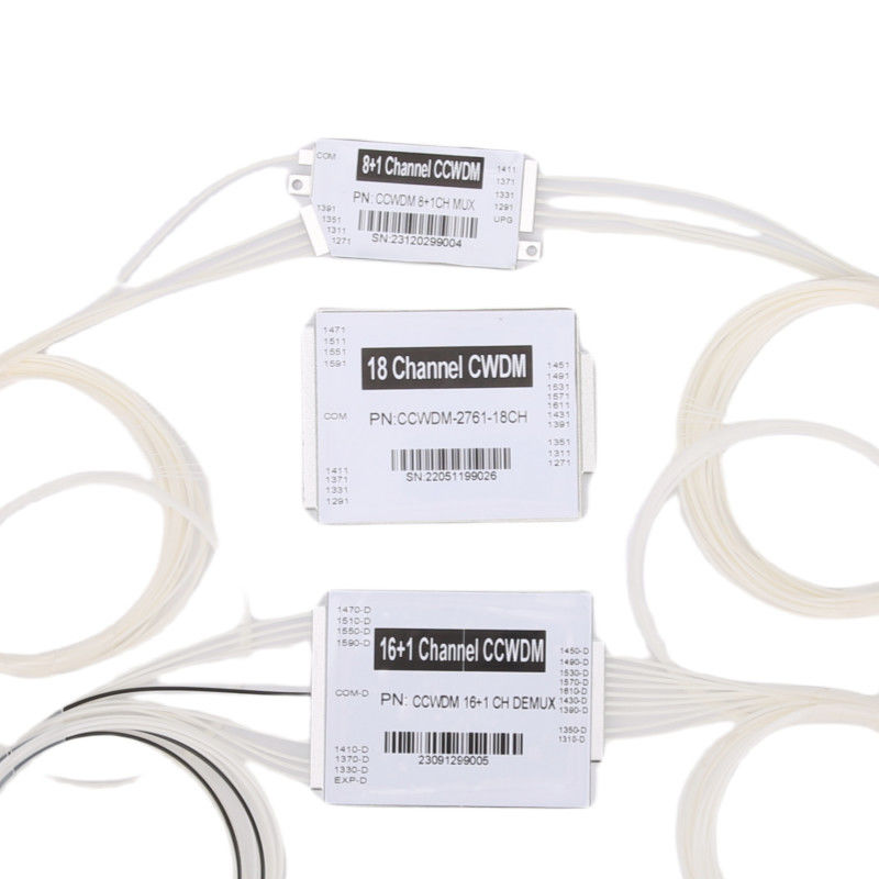 Compact Design 18CH CWDM CCWDM Multiplexer with High Wavelength Accuracy and Stability for Optimal Network Performance