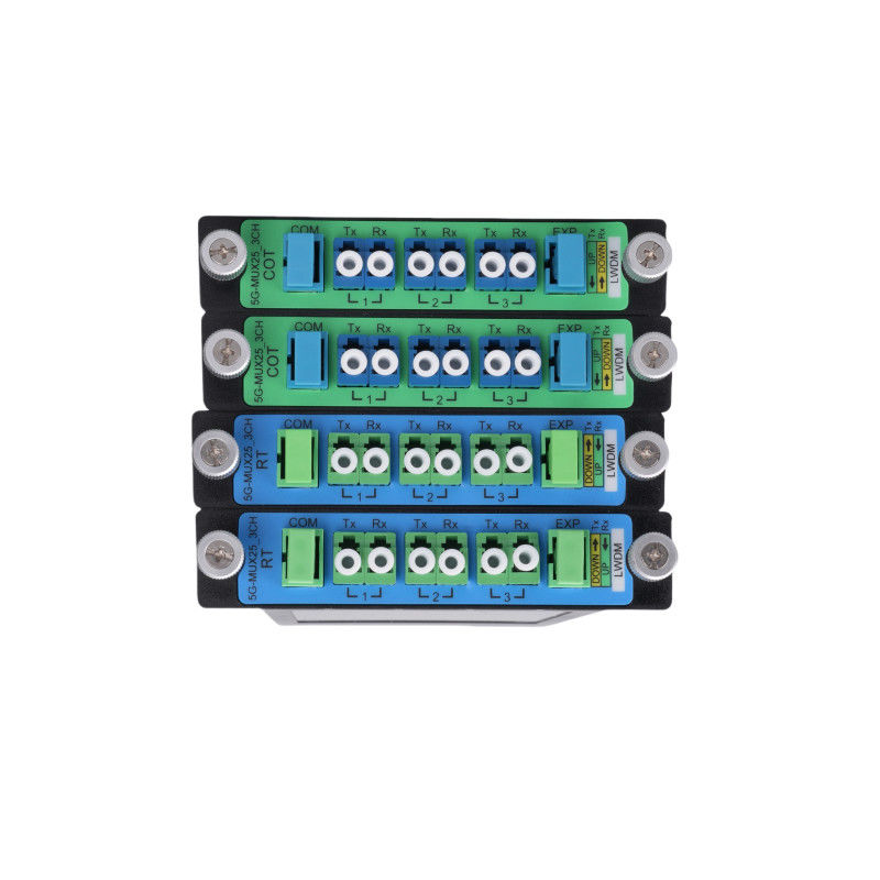 12CH LWDM MWDM Multiplexer LAN WDM MUX DEMUX LWDM Module 1269.23nm To 1318.35nm