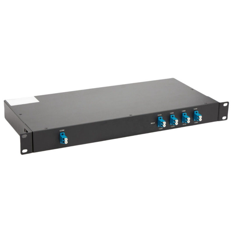 Remote Connectivity Passive Cwdm 4 Channels 1ru Rack Mount Cwdm Mux Demux For Networks