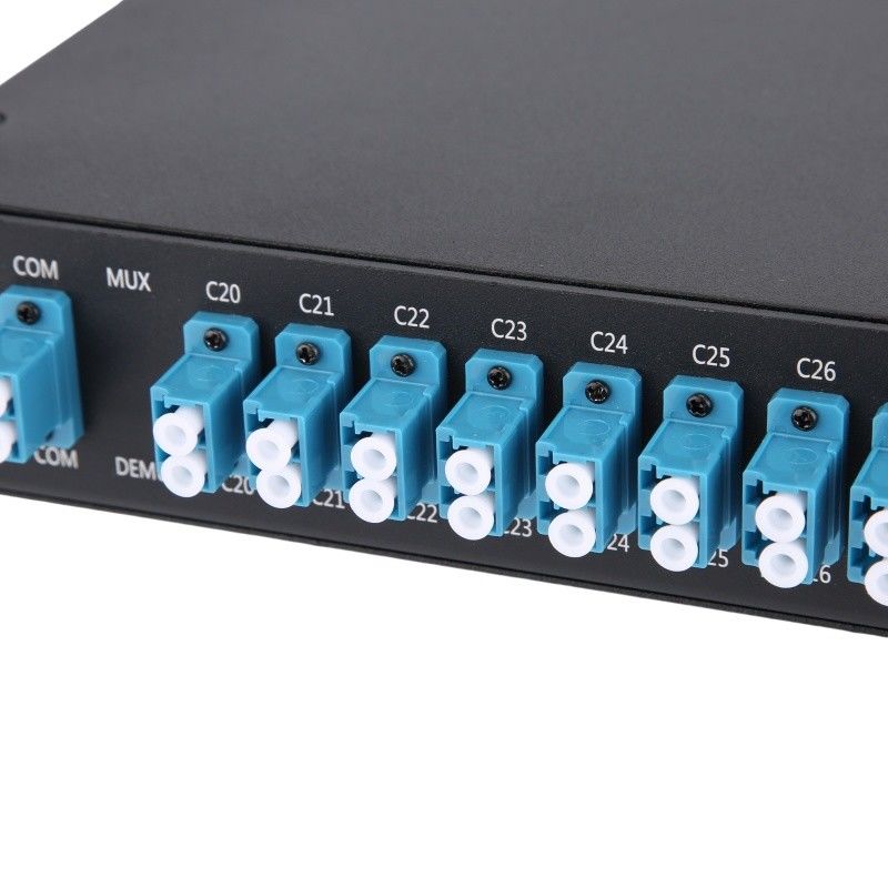 Custom Wavelengths DWDM OADM 1U 2 Slots Dual Fiber LGX Chassis 8CH DWDM MUX DEMUX