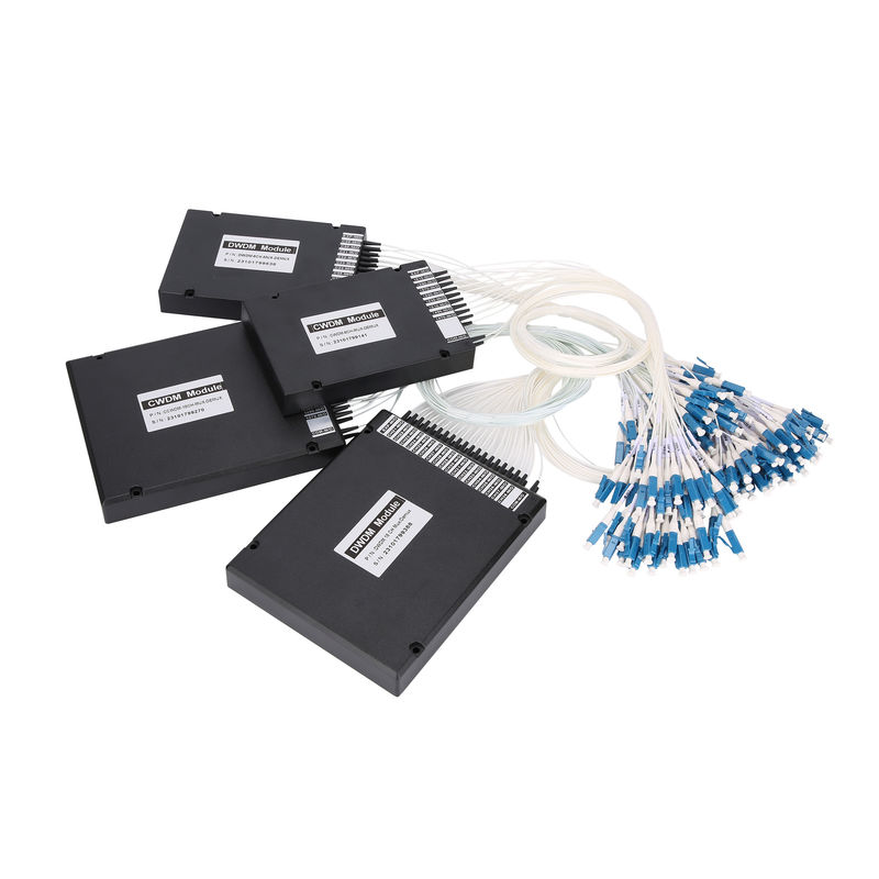 500mW Passive DWDM 18CH DEMUX Passive MUX  Handling SMF 28e Fiber C22 To C39
