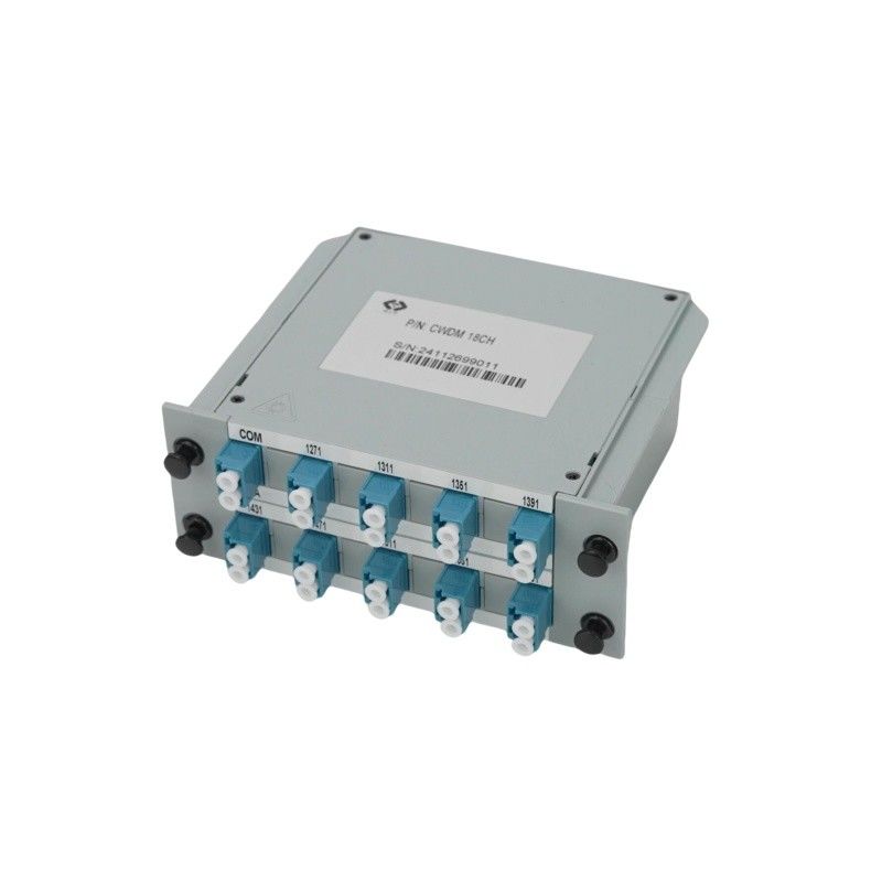 18 Channel CWDM OADM DEMUX MUX LGX Plastic Box Simplex BIDI Transmission ITU Grid