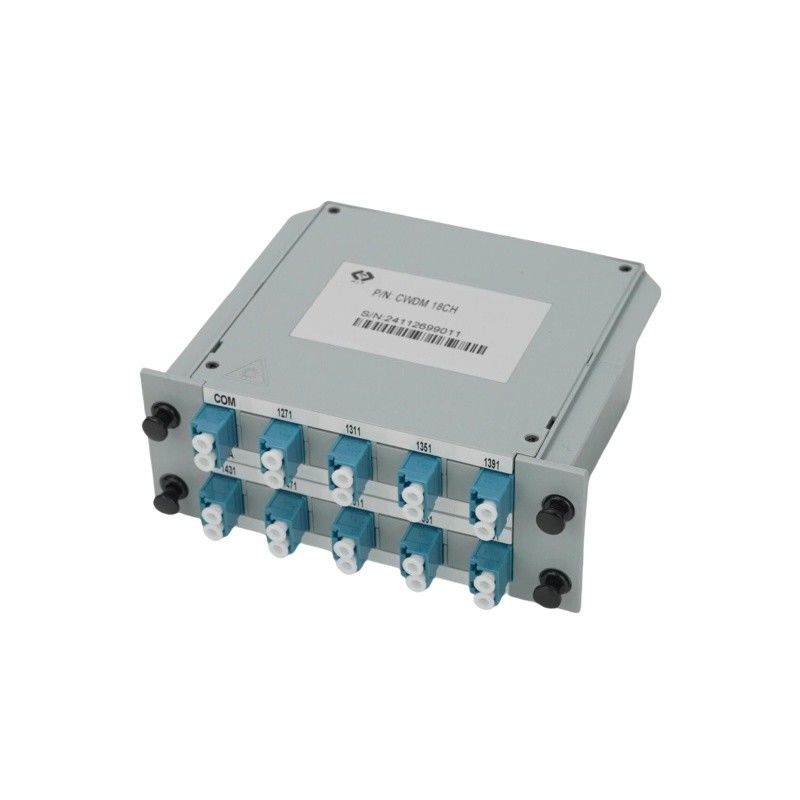 18 Channel CWDM OADM DEMUX MUX LGX Plastic Box Simplex BIDI Transmission ITU Grid