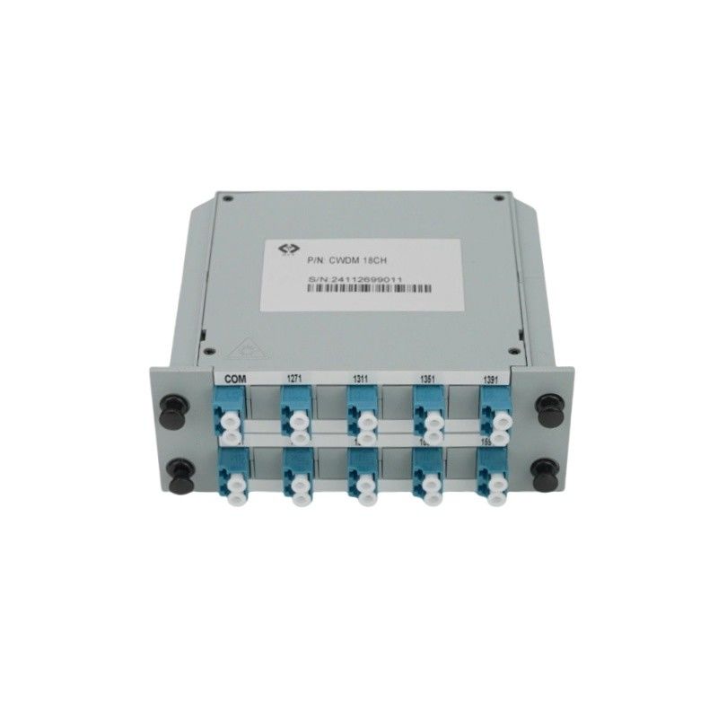 18 Channel CWDM OADM DEMUX MUX LGX Plastic Box Simplex BIDI Transmission ITU Grid