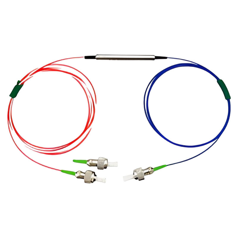 Industrial Temp 3 Port Fiber Circulator 1310 or 1550nm  Polarization Insensitive Optics  DWDM EDFA System Ready