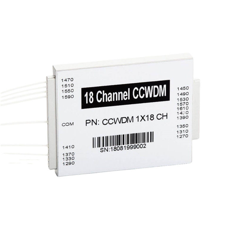 Compact Design 18CH CWDM CCWDM Multiplexer with High Wavelength Accuracy and Stability for Optimal Network Performance