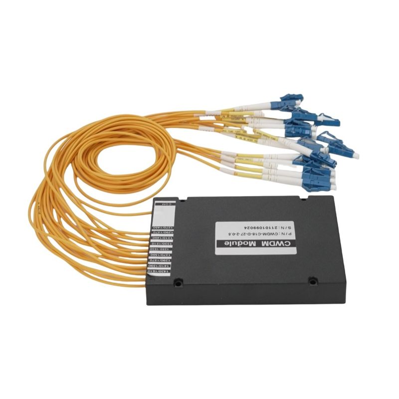 16 Channel Single Fiber CWDM Mux Demux Expansion and Monitor Ports 4.5dB Typical IL LC UPC