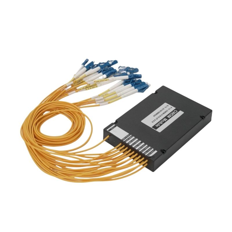 Monitor Port CWDM Mux Demux 16 Channel Expansion Ready Low 4.5dB IL LC UPC Single Fiber
