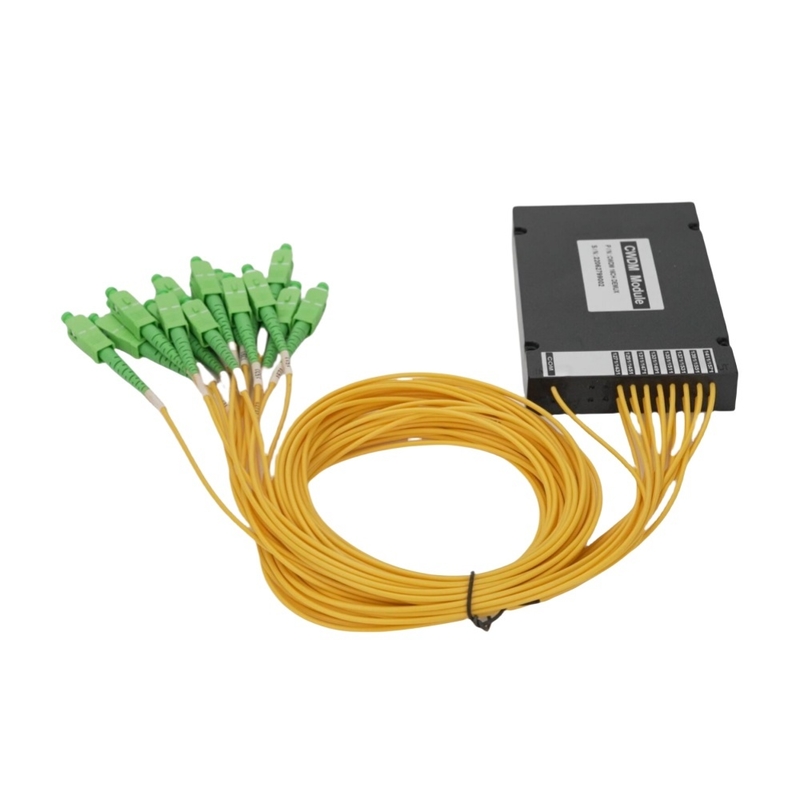 Wavelength Division Multiplexing with 16 Channel CWDM Mux Demux Module and Low Insertion Loss for High Density Networks
