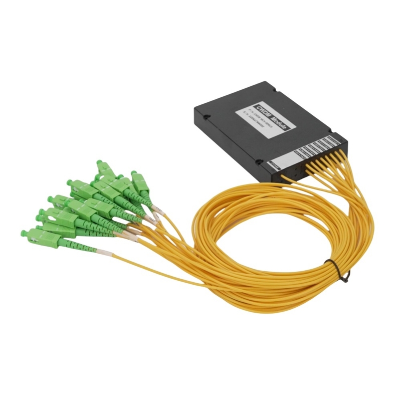 Wavelength Division Multiplexing with 16 Channel CWDM Mux Demux Module and Low Insertion Loss for High Density Networks