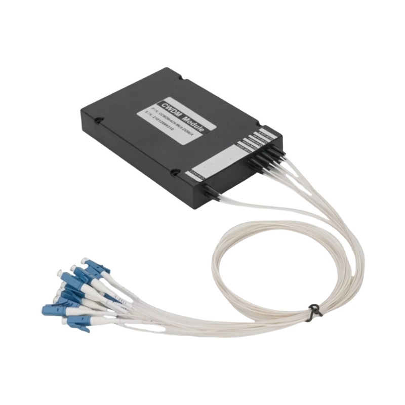 Dual Fiber 4 Channels CWDM Mux Demux 1350 to 1410nm Low PDL Polarization Dependent Loss for Optimal Performance