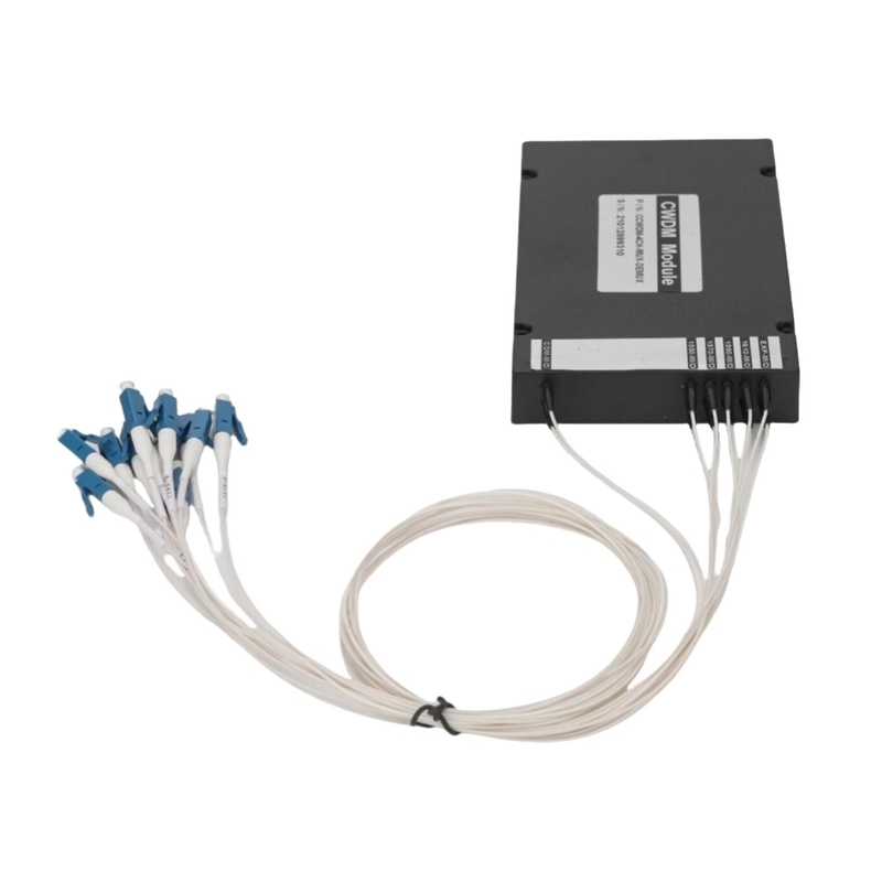 4-Channel CWDM MUX DEMUX ABS Box Industrial Solution for Metro Access Data Centers Dual Fiber 1550-1610nm Stability