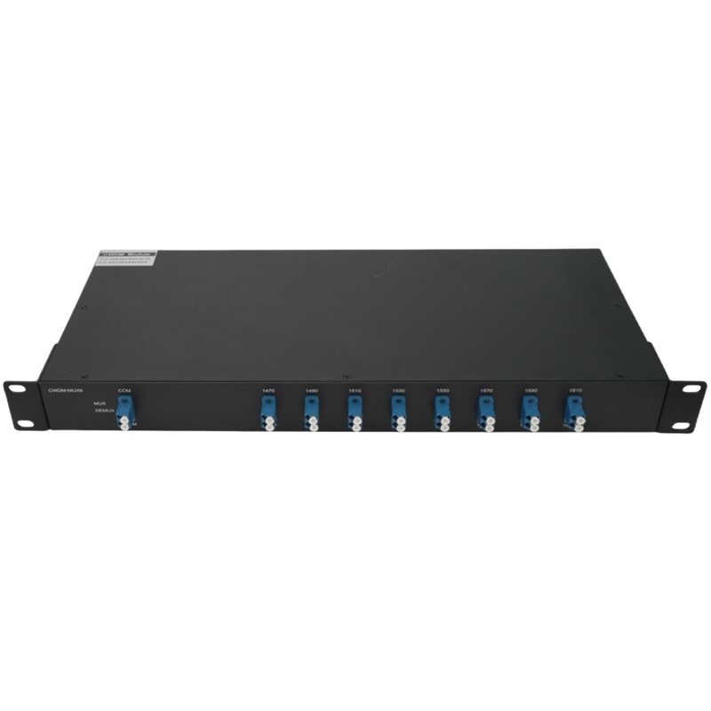 1470 ila 1610nm CWDM MUX DEMUX, gelişmiş ince film kaplama teknolojisiyle çift fiber veri iletimi için