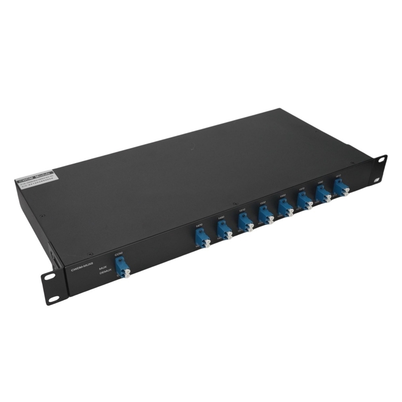 1470 ila 1610nm CWDM MUX DEMUX, gelişmiş ince film kaplama teknolojisiyle çift fiber veri iletimi için