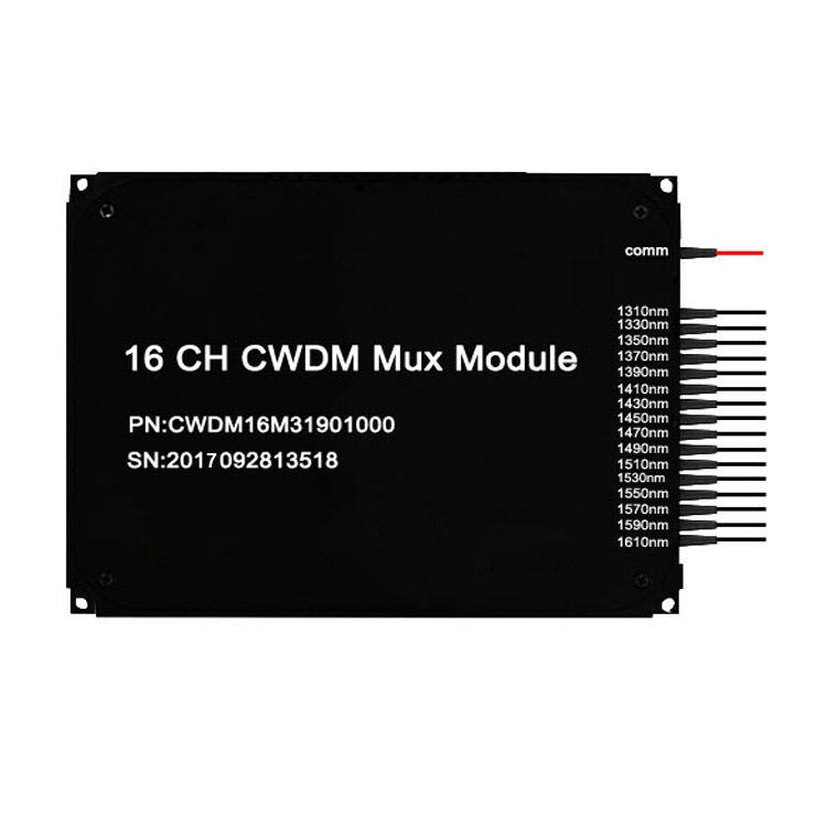 Módulo de multiplexador CWDM ABS Box con baja pérdida de inserción, aislamiento de alto canal y amplia longitud de onda de funcionamiento