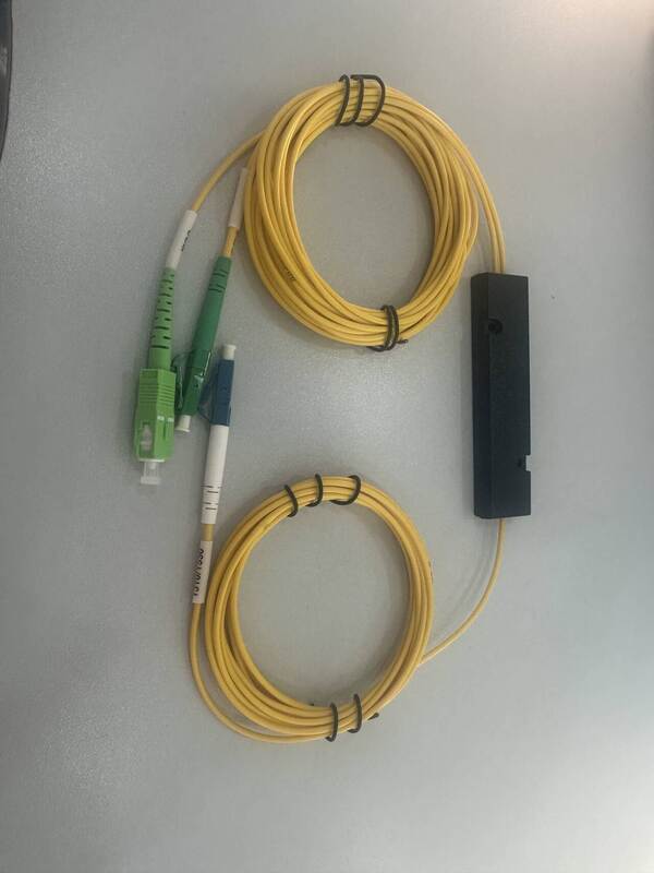 FWDM 1650nm reflection WDM filter mux the OTDR's wavelength 1650nm with 1310/1550 wavelength and output will be 1650+1310/1550 T1260-1610 R 1625-1670