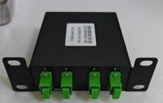 FWDM LGX Box Bypass Fliter Chassis bypass 1650nm T1260-1580nm R1630-1670nm składa się z 2 filtrów FWDM Centralne długości fali 1310,1550,1650nm