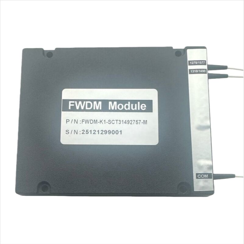 FWDM MODULE MUX/DEMUX 1260-1660nm FTTH GPON 1290-1330&1480-1500nm NGA 1260-1280&1575-1650nm, Single mode Edge Filter WDM OADM