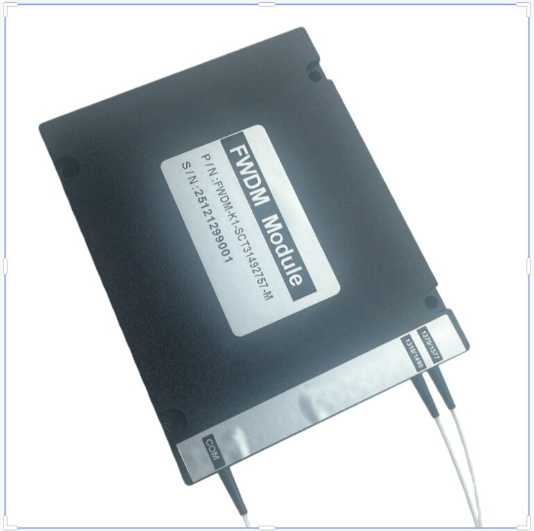 FWDM MODULE MUX/DEMUX 1260-1660nm FTTH GPON 1290-1330&1480-1500nm NGA 1260-1280&1575-1650nm, Single mode Edge Filter WDM OADM