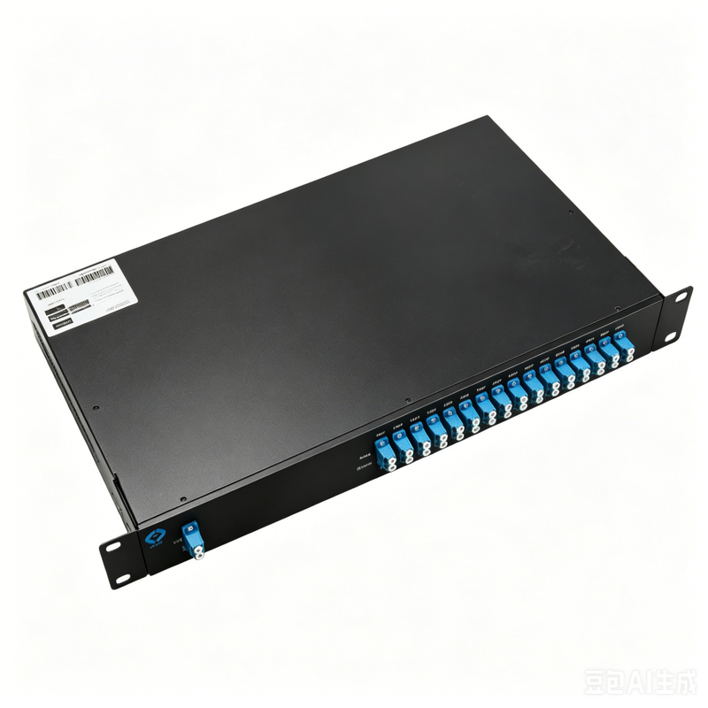 Industrial Temp 1RU 16+1 Channel CWDM Multiplexer Demultiplexer LC/UPC with Monitor Port 1310-1610nm