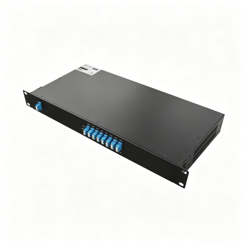 CWDM MUX DEMUX Equipment Providing Wavelength Multiplexing and Demultiplexing For Fiber Optic Communication Applications