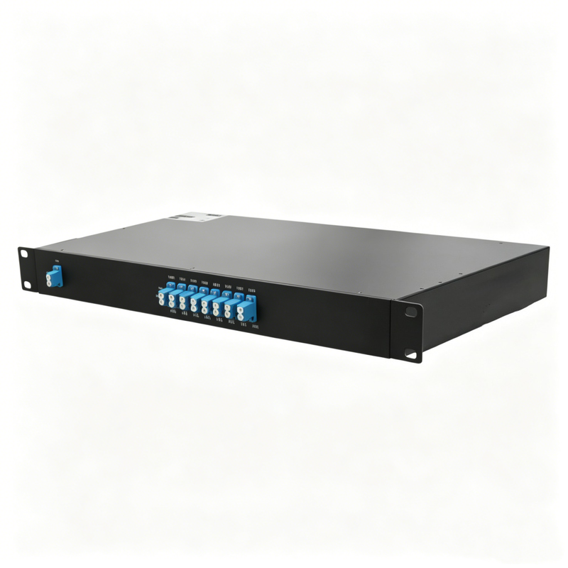 CWDM MUX DEMUX Equipment Providing Wavelength Multiplexing and Demultiplexing For Fiber Optic Communication Applications