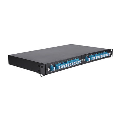 Custom Wavelengths DWDM OADM 1U 2 Slots Dual Fiber LGX Chassis 8CH DWDM MUX DEMUX