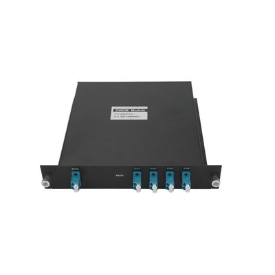 Cutting Edge DWDM OADM Dual Fiber 1U 4CH DWDM Mux Demux Ultra Low Signal Loss