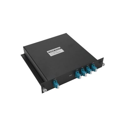 Upgrade Your Network Efficiency with Innovative Dual Fiber Design 1U 4CH DWDM Mux Demux LGX Box for Network Expansion
