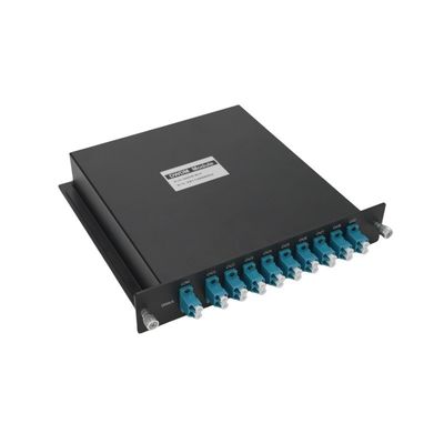 Solve Network Bottlenecks with This High Capacity 8 Channel DWDM Mux Demux Dual Fiber LGX Module ITU - Certified Low Loss